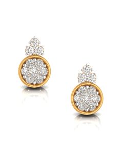 Floral Charm Designer Diamond Earrings