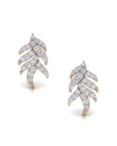 Brilliant Diamonds Vine Earrings