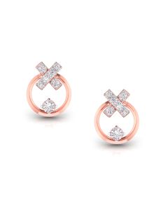 Luminous Loop Diamond Studs