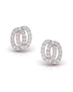 Twin Loop diamond studs