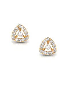 Magical Gold Diamond Studs