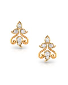 Charming Blooms Diamond Studs Earrings