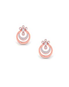 Charming Flower Diamond Studs