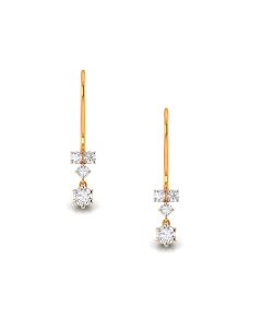 Sparkling Stars Diamond Drop Earrings