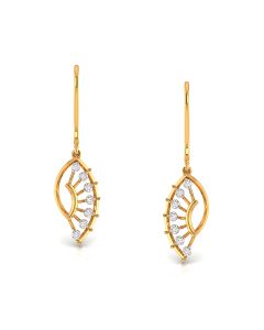 Sparkling Diamond Drop Earrings