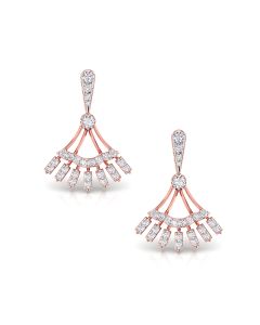 Scintillating Diamonds Cocktail Earrings