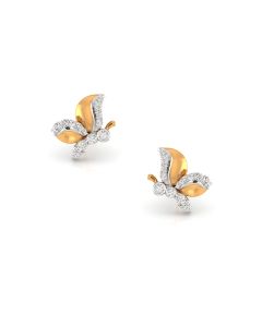 Stunning Butterfly Diamond Earrings