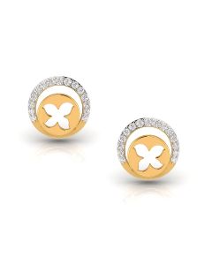 Floral Cut Diamond Studs