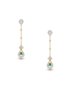 Exclusive Gold Diamond Earrings