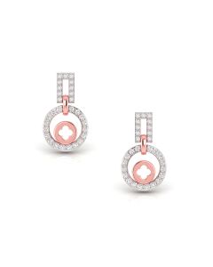 Twinkling Diamond Drop Earrings