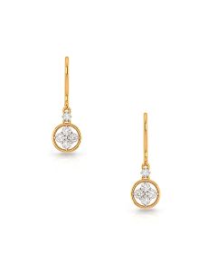 Contemporary Circular Drop Earrings