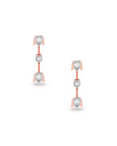 Elegant Droplet Diamond Dangler