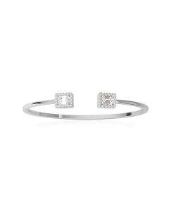 Stary Square Diamond Tube Bracelet