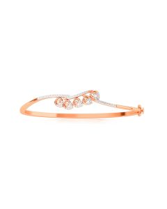 Tiny Petals Rose Gold Diamond Bracelet