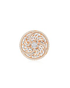 Dazzling Whirlpool Diamond Pendant