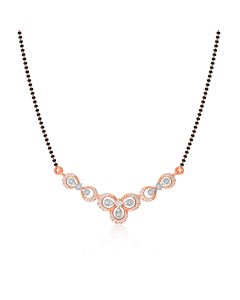 Contemporary Diamond Chain Mangalsutra