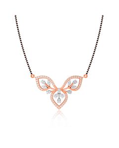 Floral Buds Diamond Mangalsutra