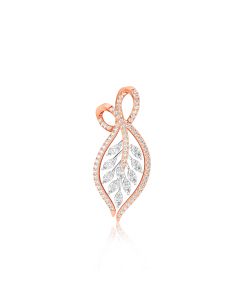 Sparkling Leaves Diamond Pendant