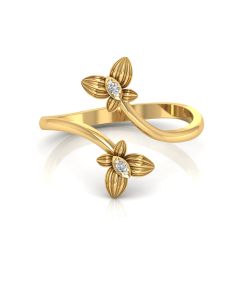 Charming Butterflies Diamond Ring