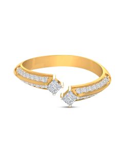 Open Band Diamond Ring