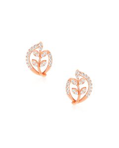 Spectacular Rose Gold Diamond Studs