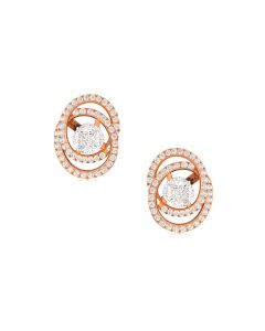 Enticing Loop Diamond Studs