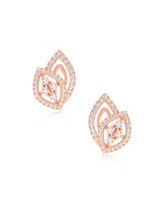 Glamorous Diamond Stud Earrings