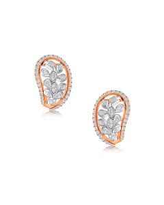 Alluring Cluster Diamond Stud Earrings