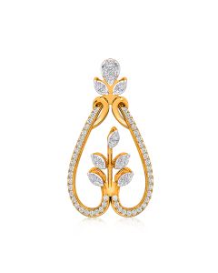 Baroque Art Diamond Pendant