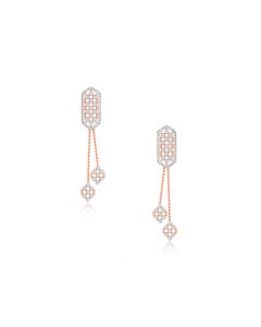 Fashionable Diamond Droplets Earrings