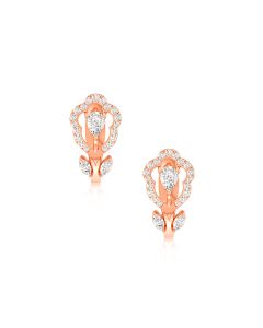 Extraordinary Rose Gold Diamond Studs