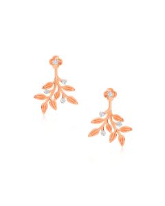 Impeccable Rose Gold Diamond Studs