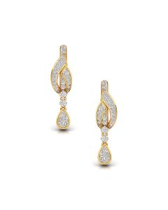 Dazzling Droplet Diamond Earrings