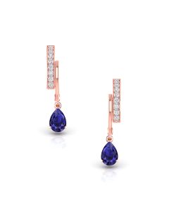 Eccentric Grace Sapphire Earrings