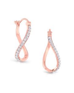 Infinity Glow Diamond Earrings