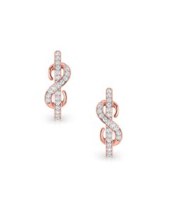 Dollar Dream Diamond Hoops