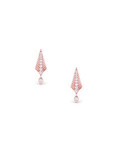 Contemporary charm diamond studs