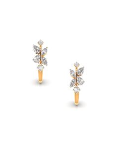 Budding Flower Diamond Studs