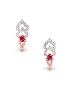 Ruby Lush Stud Earrings