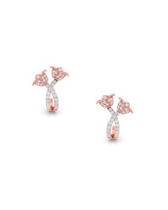 Twin bud Diamond Studs