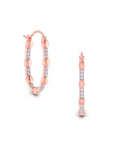 Aesthetically Pleasant Diamond Hoop Earrings