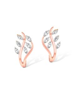 Fantabulous Rose Gold Diamond Studs