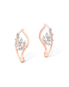 Outlandish Rose Gold Diamond Studs