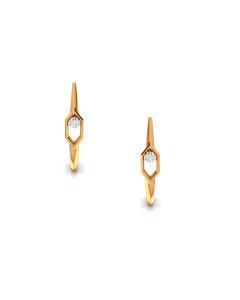 Stunning Grace Diamond Hoop Earrings