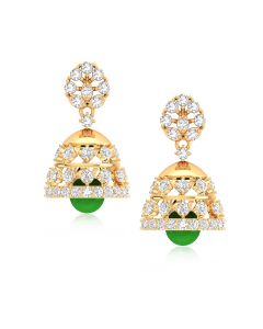 Gorgeous Gold Diamond Earrings